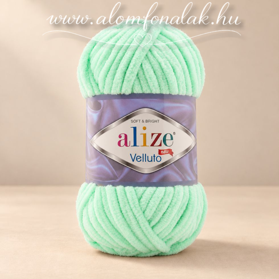 Alize Velluto 19 - sötét menta