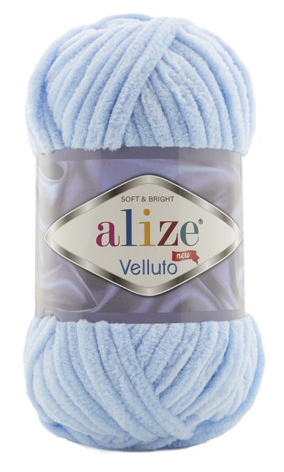 Alize Velluto 218 - baba kék