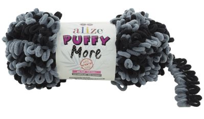 Puffy MORE 6284 - szürke/fekete