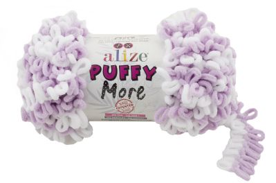 Puffy MORE 6291 - lila/fehér