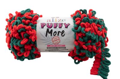 Puffy MORE 6292 - zöld/piros