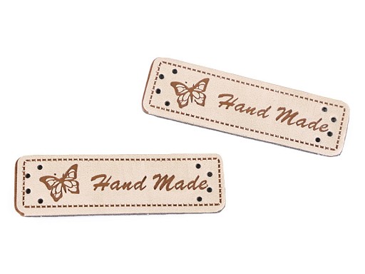 Hand Made címke - krém