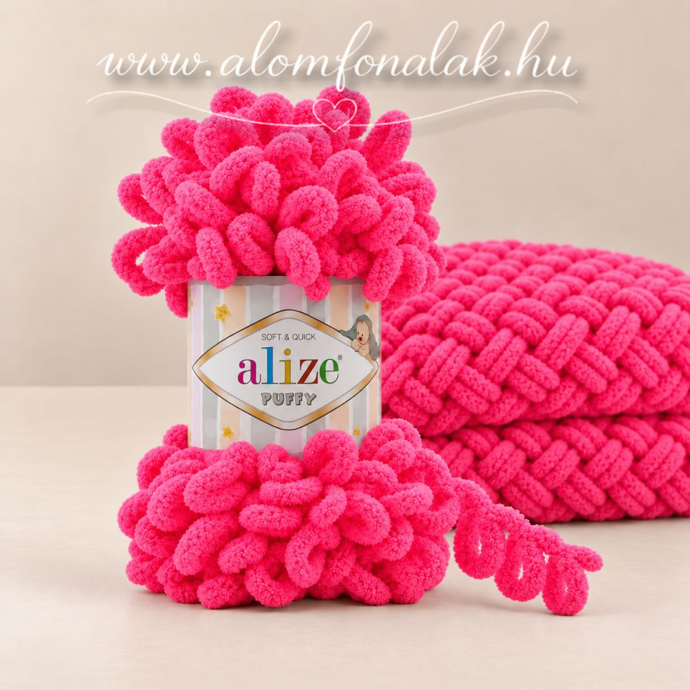 Alize Puffy 377 - erös rózsaszín