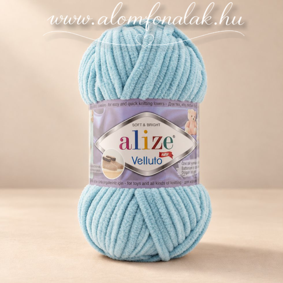 Alize Velluto 414 - kékes zöld