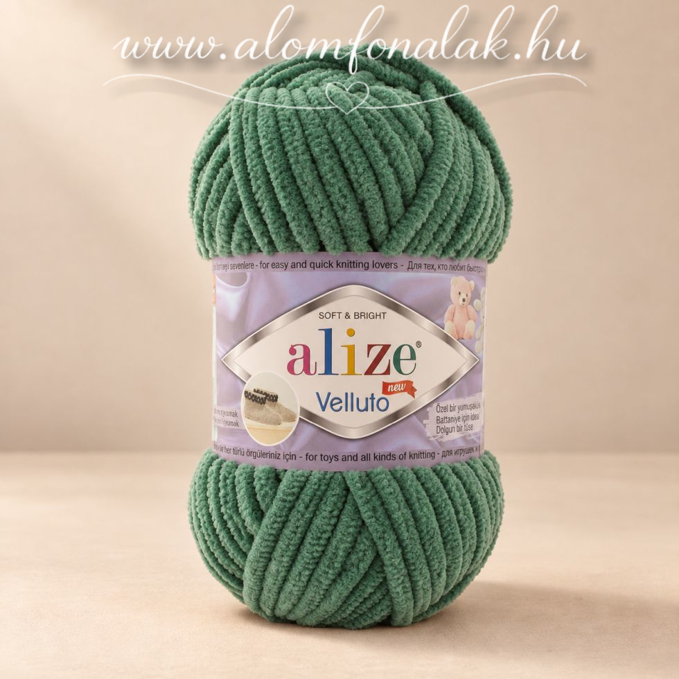 Alize Velluto 532 - fenyöfa zöld