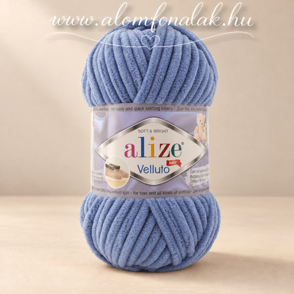 Alize Velluto 374 - denim