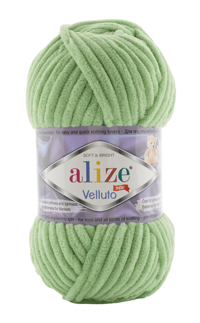 Alize Velluto 103 - halvány zöld