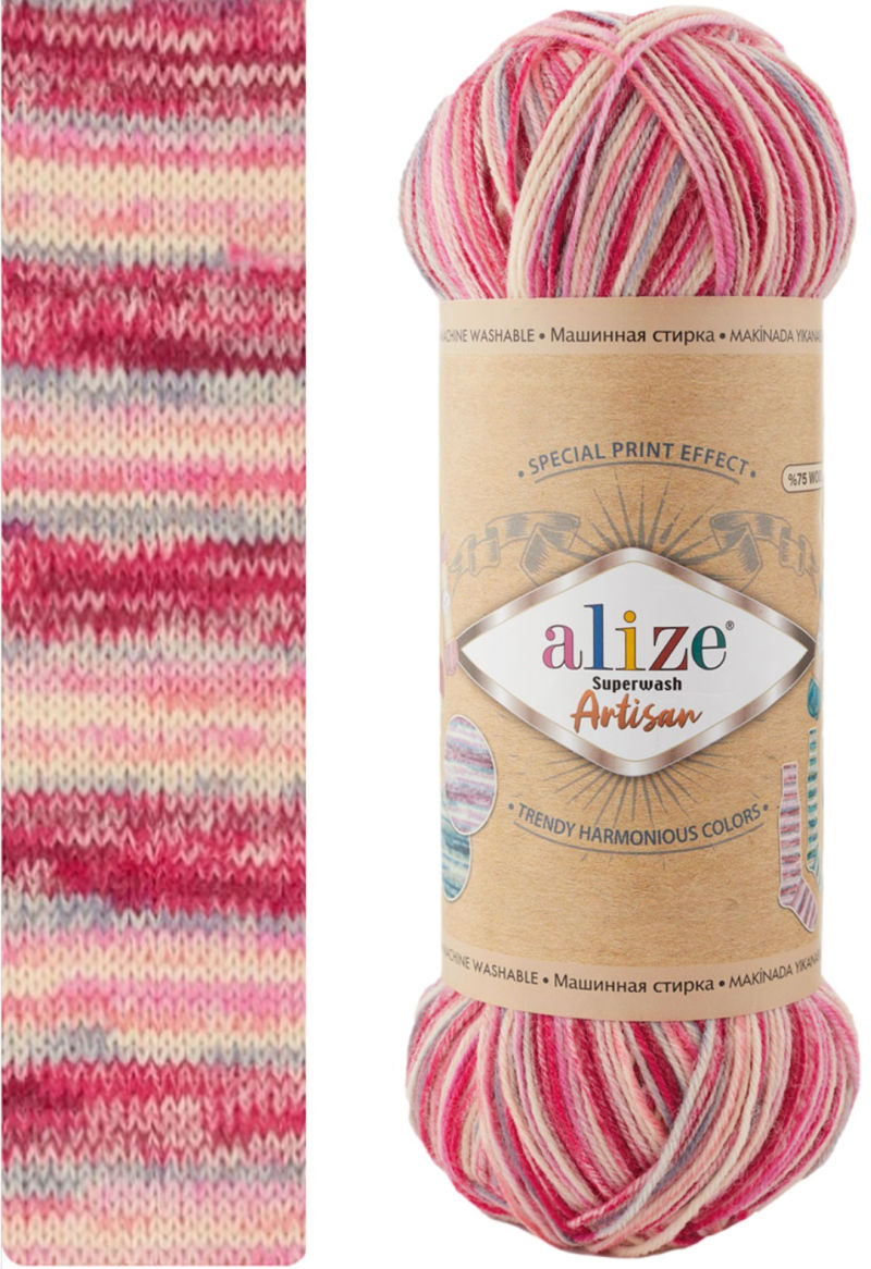 Superwash Artisan 9002 - rózsaszínas
