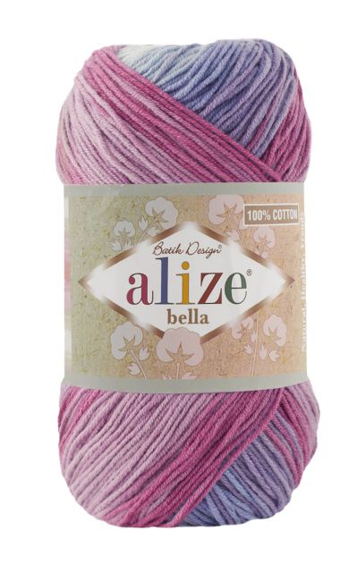 Bella Batik 3686 - rózsaszín/ lila