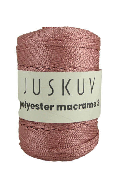 Polyester macrame Juskuv 15 - púder