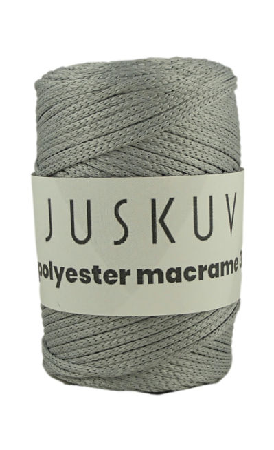 Polyester macrame Juskuv 29 - világos szürke