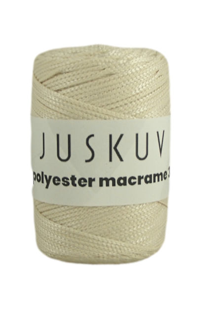 Polyester macrame Juskuv 40 - krém