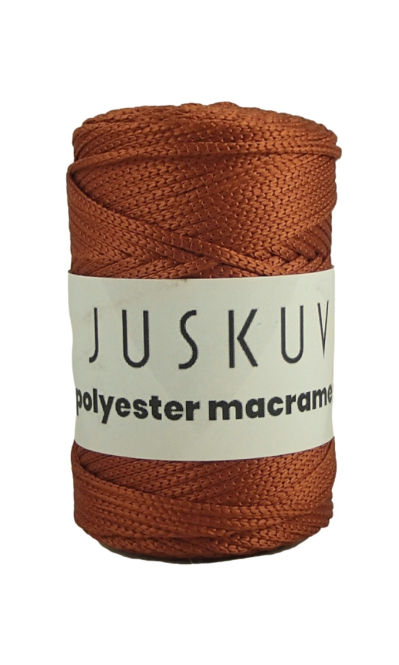 Polyester macrame Juskuv 50 - rozsdabarna