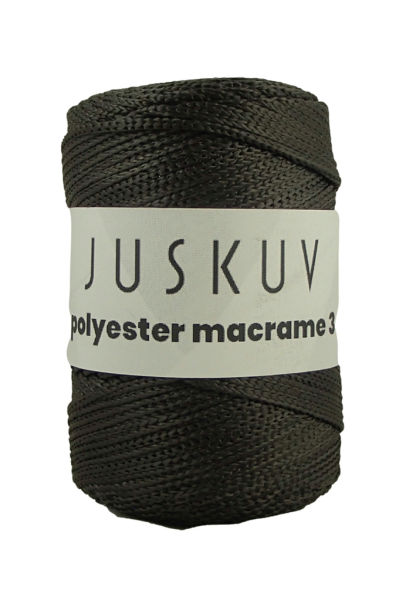 Polyester macrame Juskuv 31 - fekete