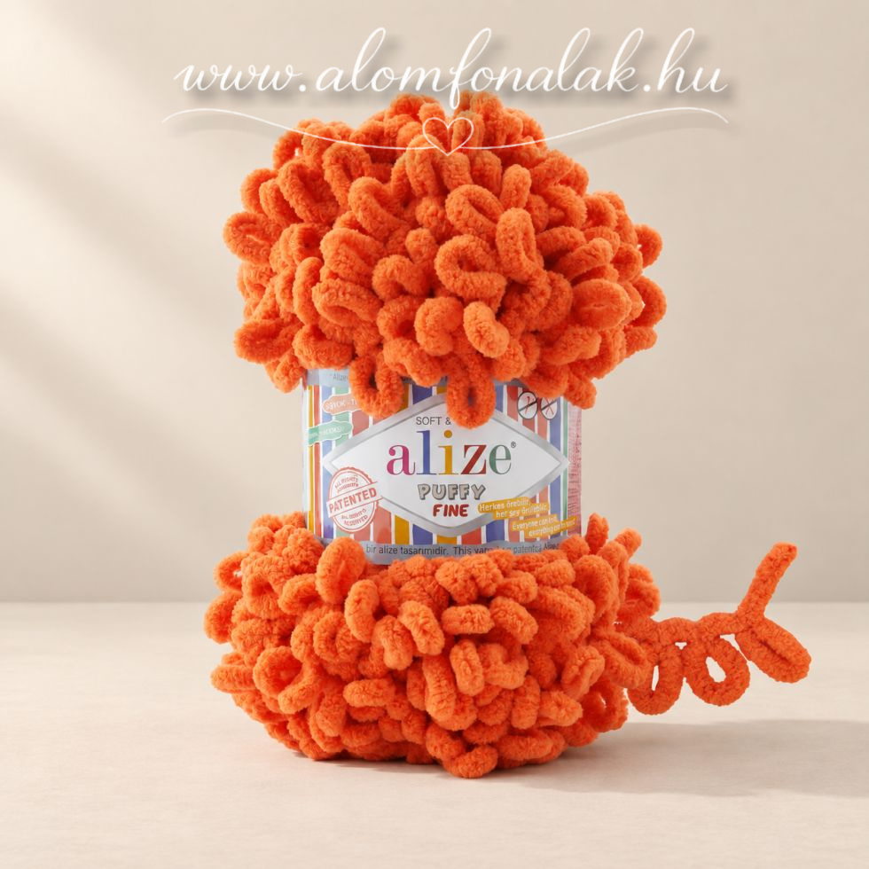 Alize Puffy Fine 06 - narancssárga
