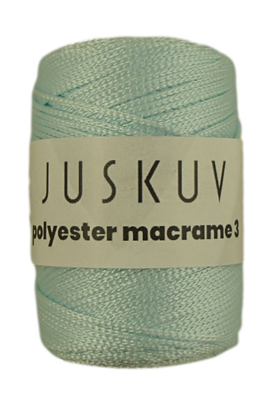 Polyester macrame Juskuv 44 - világos türkiz