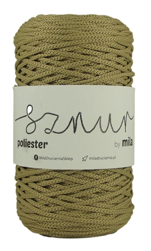 Polyester Sznur 3 mm - 232 arany bézs