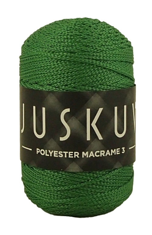 Polyester macrame Juskuv 35 - zöld