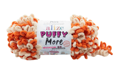 Puffy MORE 6506 - narancs/bézs