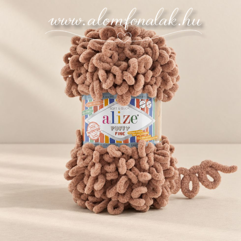 Alize Puffy Fine 261 - barna