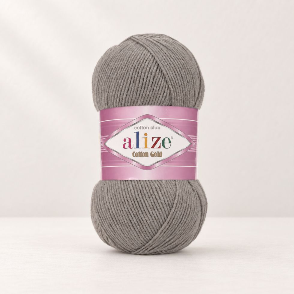 Alize Cotton Gold 828 - szén szürke