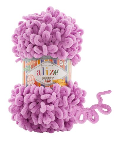 Alize Puffy Fine 98 - lilásrózsaszín