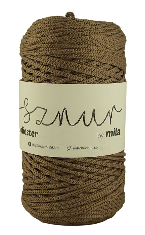 Polyester Sznur 3 mm - 37 mokka