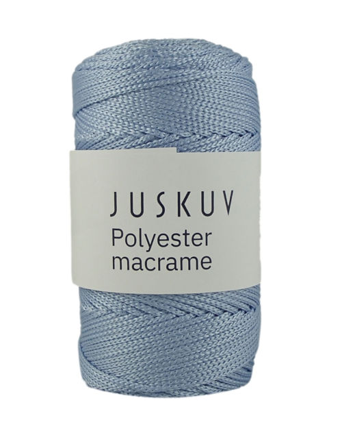 Polyester macrame Juskuv 23 - baby kék