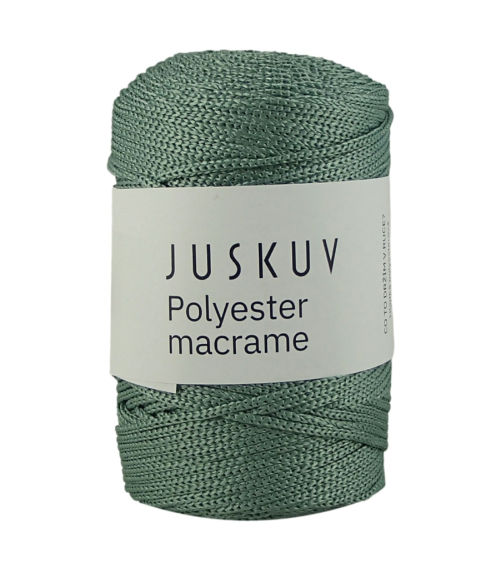 Polyester macrame Juskuv 53 - zöld víz
