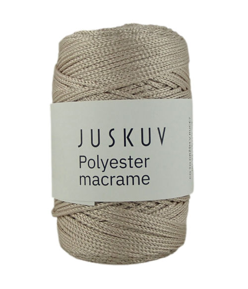 Polyester macrame Juskuv 62 - látte