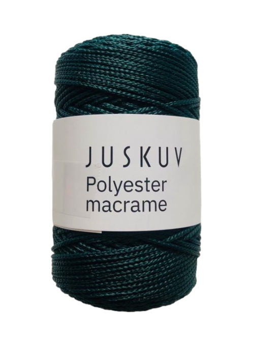 Polyester macrame Juskuv 36 - karácsonyi zöld