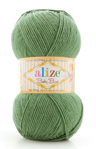 Alize Baby Best 954 - sötét oliva