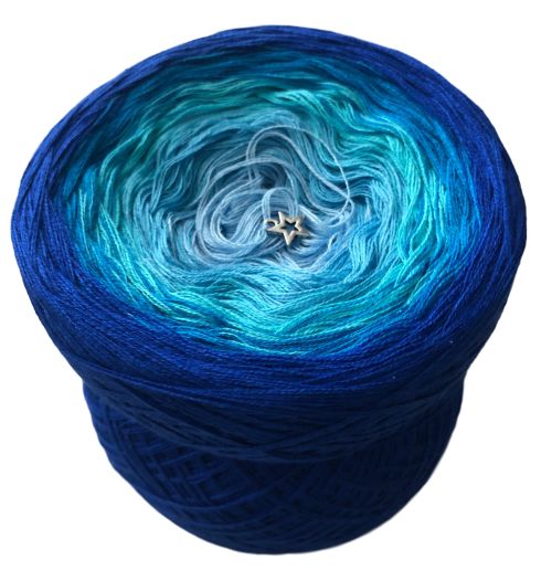 4 szálú Álomfonal Blue Ombre 1000 m