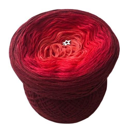 5 szálú Álomfonal Red Ombre 2000 m