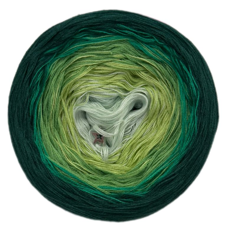 3 szálú Álomfonal Green Ombre 1500 m