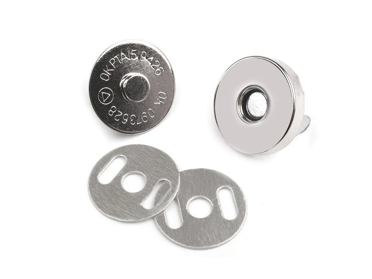 Mágneszár 18 mm nikkel - vastag
