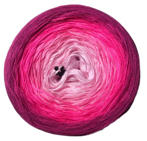 3 szálú Álomfonal Pink Ombre 1200 m