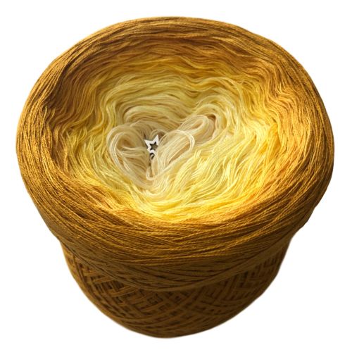 3 szálú Álomfonal Yellow Ombre 1200 m