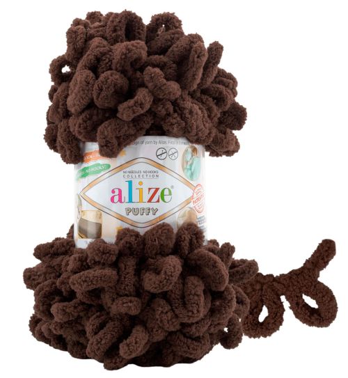 Alize Puffy 153 - sötétbarna