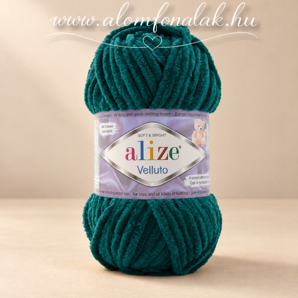 Alize Velluto 426 - karácsonyi zöld