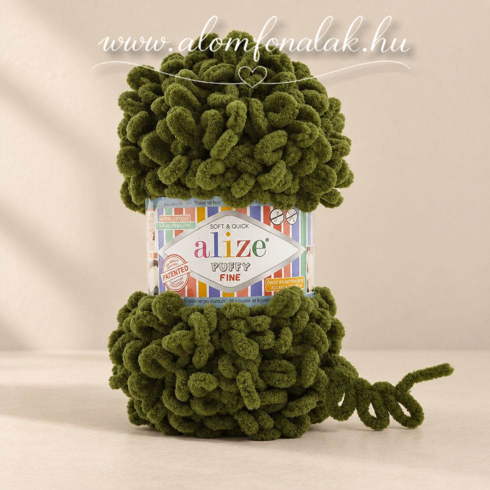 Alize Puffy Fine 620 - oliva