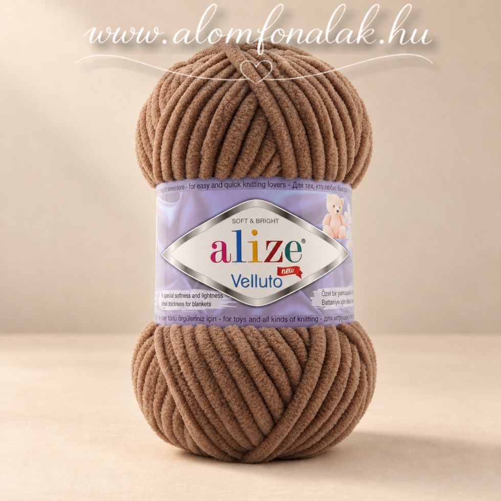 Alize Velluto 466 - barna