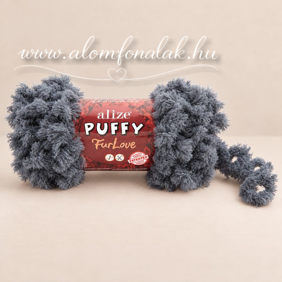 Alize Puffy Furlove 87 - szürke